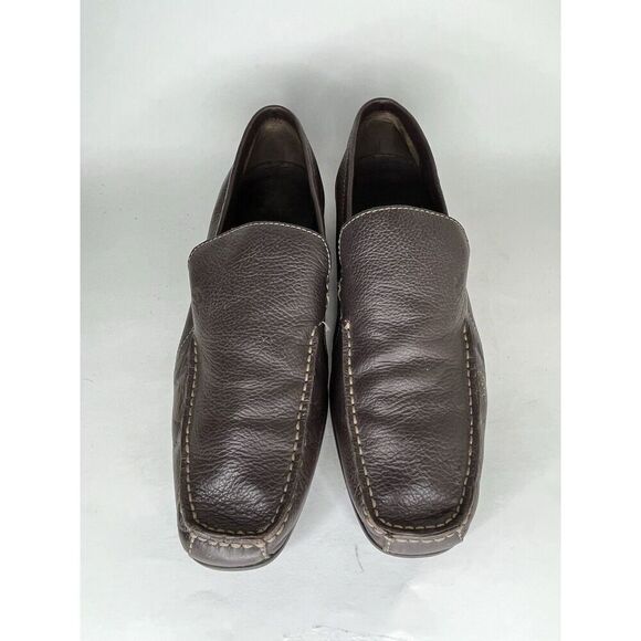 Lacoste Brown Leather Casual Comfort Driving Loafers Shoes Men Size 13M US/46EU - Picture 12 of 13